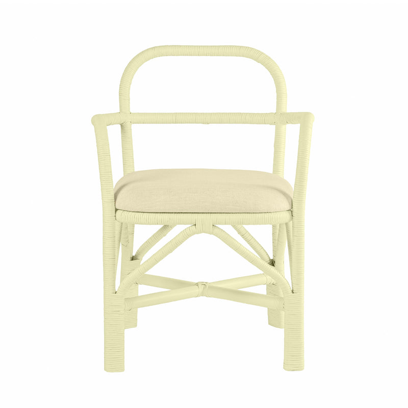 Ginny Cream Rattan Dining Chair