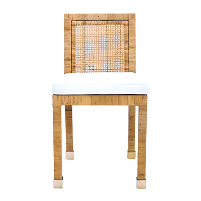 Amara Rattan Performance Fabric Dining Chair