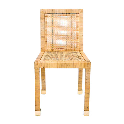 Amara Rattan Performance Fabric Dining Chair