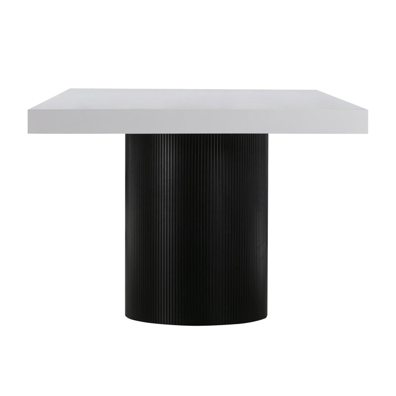 Nova White Lacquer Dining Table