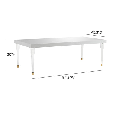 Tabby Glossy Lacquer Dining Table