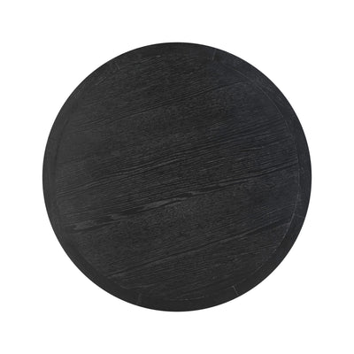 Sahara Black Oak Round Dining Table