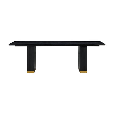 Chelsea Black Oak Rectangular Dining Table