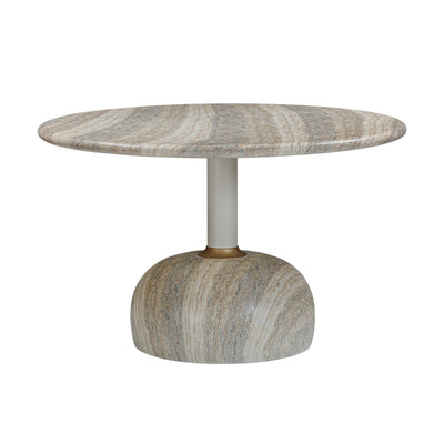 Omaha Concrete Faux Travertine 48" Round Dining Table