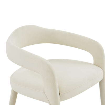 Lucia Cream Velvet Dining Chair