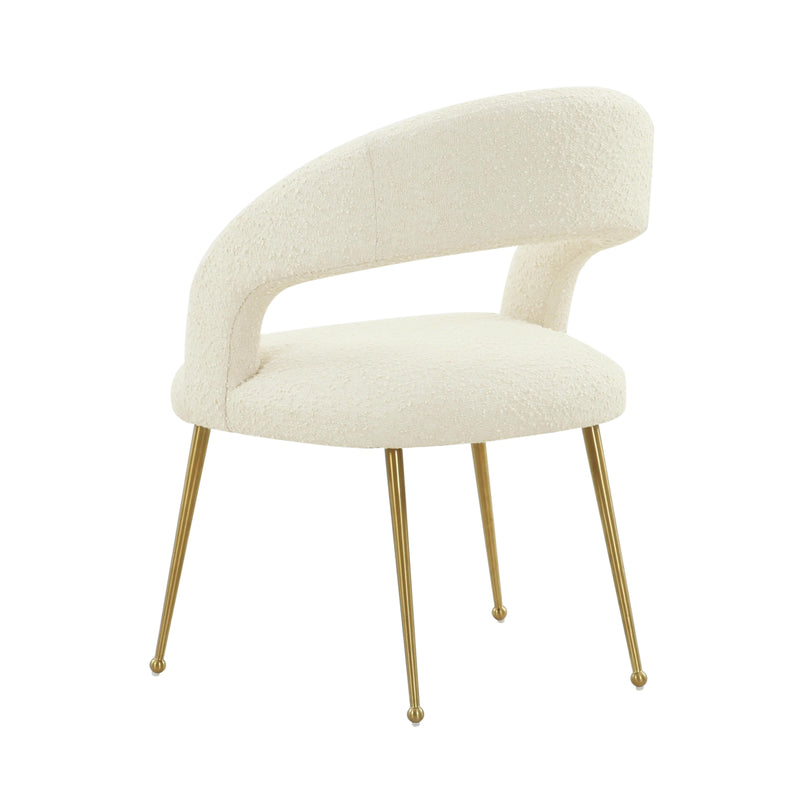 Rocco Cream Performance Boucle Dining Chair