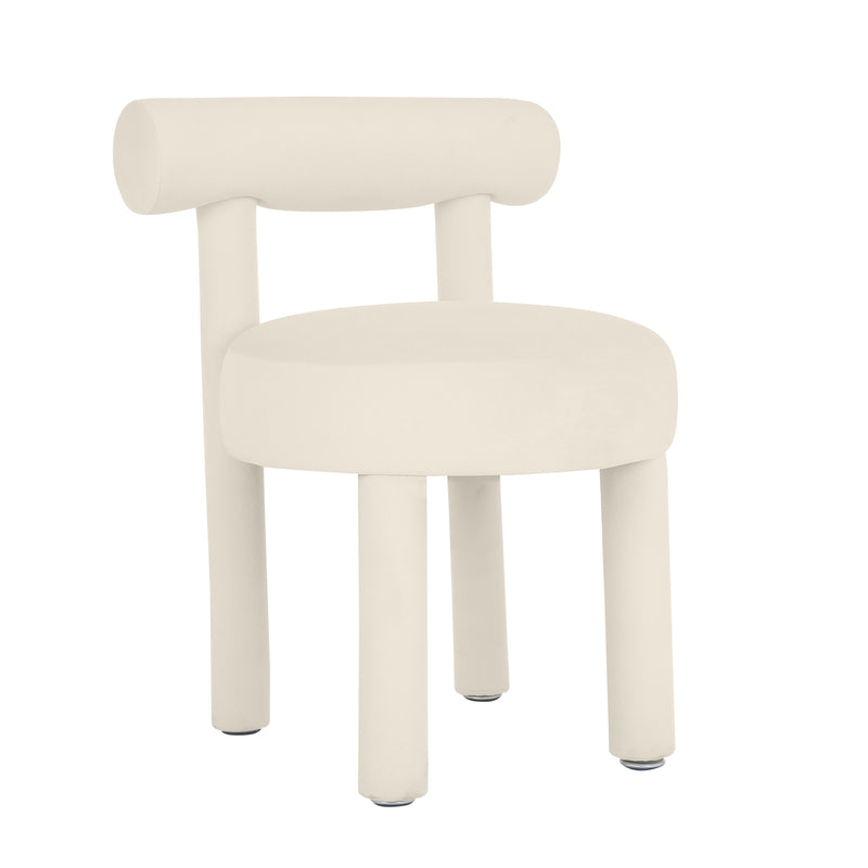 Carmel Cream Velvet Dining Chair