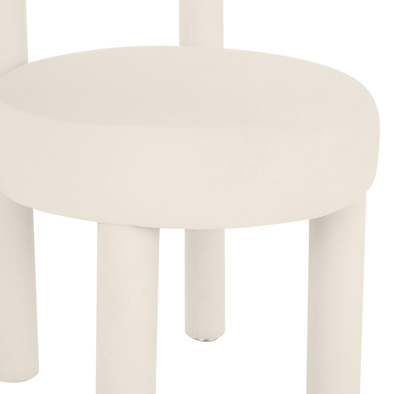 Carmel Cream Velvet Dining Chair