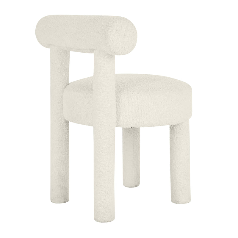 Carmel Cream Performance Boucle Dining Chair