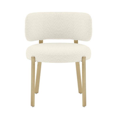 Margaret Cream Performance Boucle Dining Chair