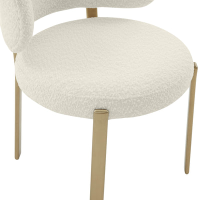 Margaret Cream Performance Boucle Dining Chair