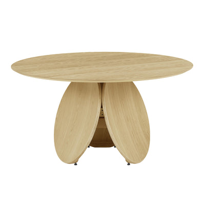 Emil Natural Oak Round Dining Table