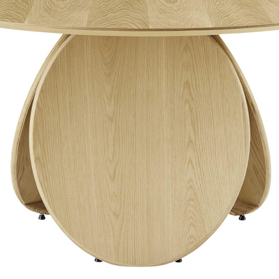 Emil Natural Oak Round Dining Table