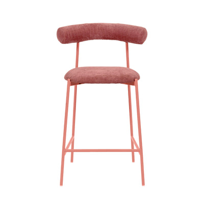 Liliana Mauve Performance Velvet Counter Stool