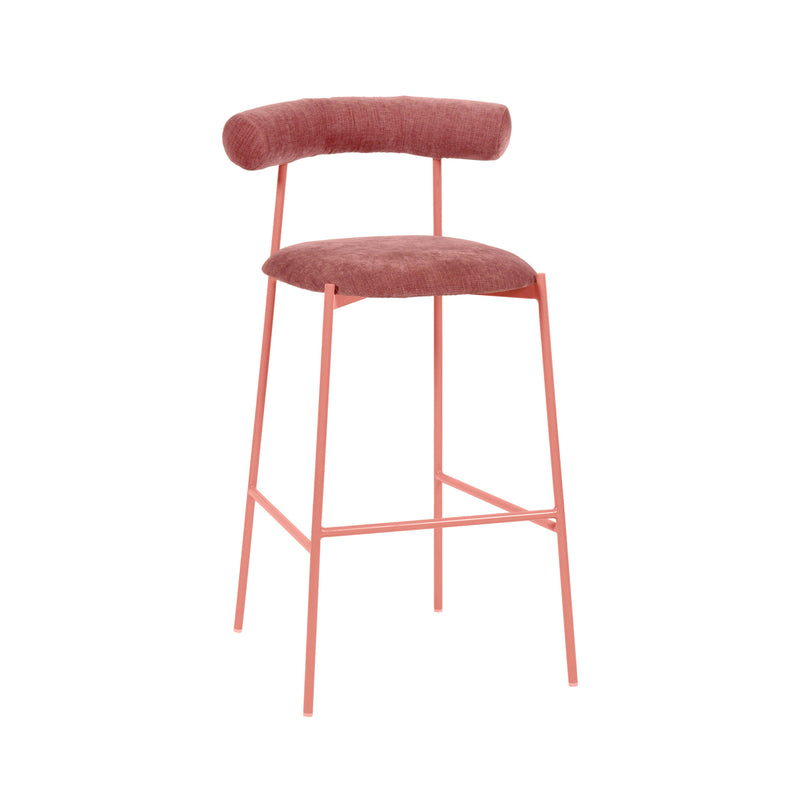 Liliana Mauve Performance Velvet Bar Stool