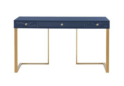 Janie Blue Lacquer Desk