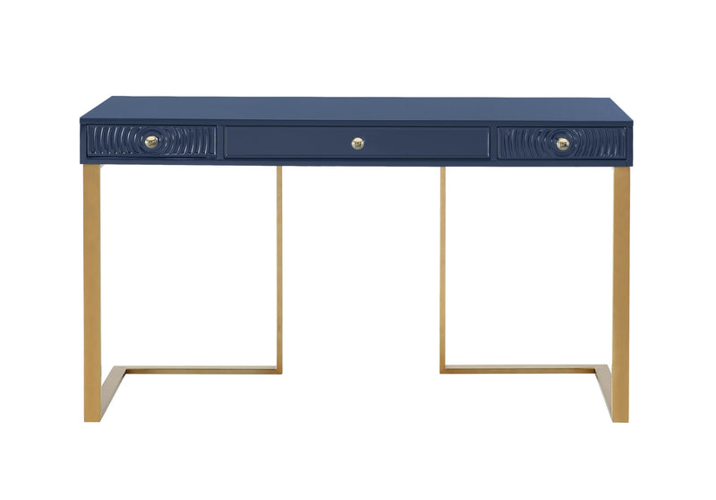 Janie Blue Lacquer Desk