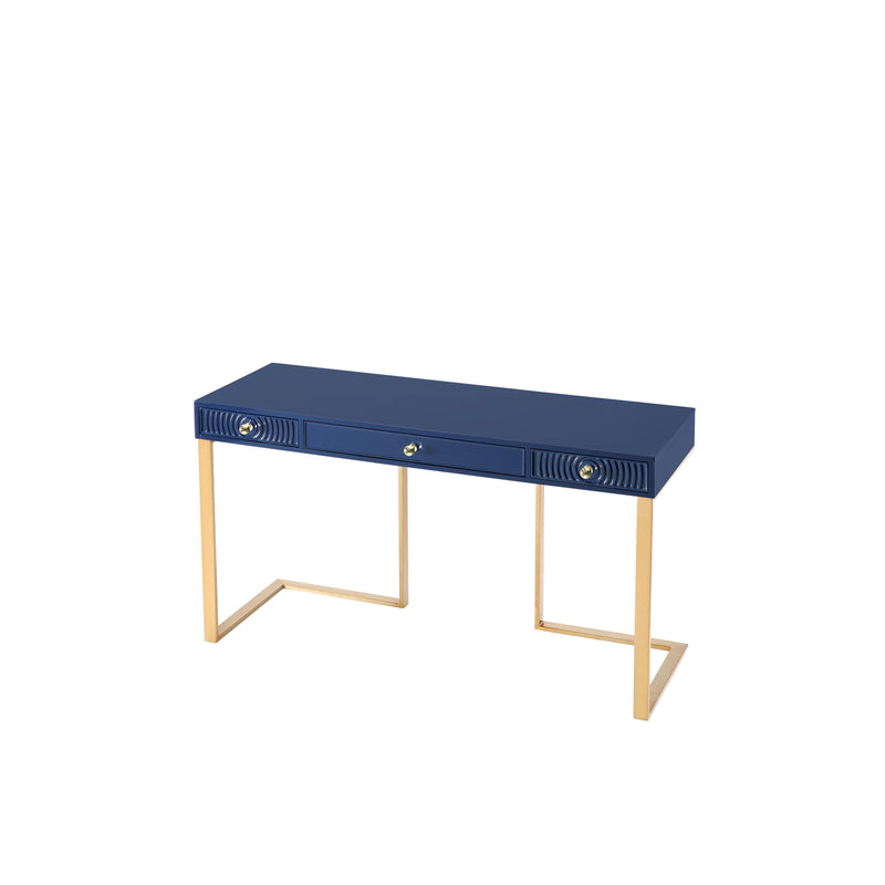 Janie Blue Lacquer Desk