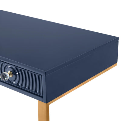 Janie Blue Lacquer Desk