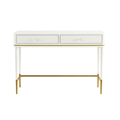 Mariah Two Drawer Off-White Desk