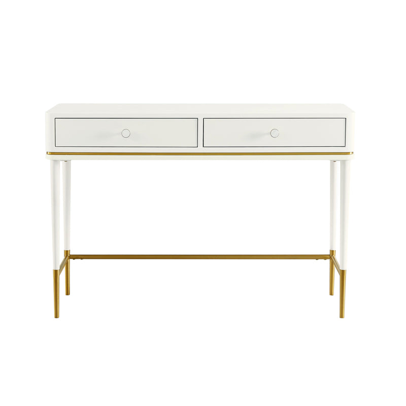 Mariah Two Drawer Off-White Desk