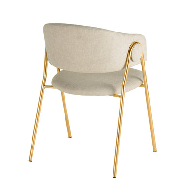 Lara Cream Dining Chair by Inspire Me! Home Décor