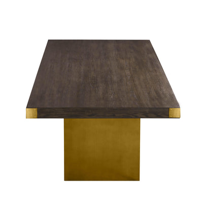 Selena Chocolate Brown Ash Dining Table