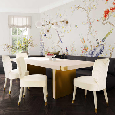 Selena Cream Ash Dining Table