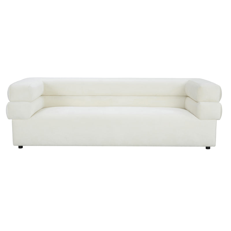 Elsa Cream Velvet Sofa