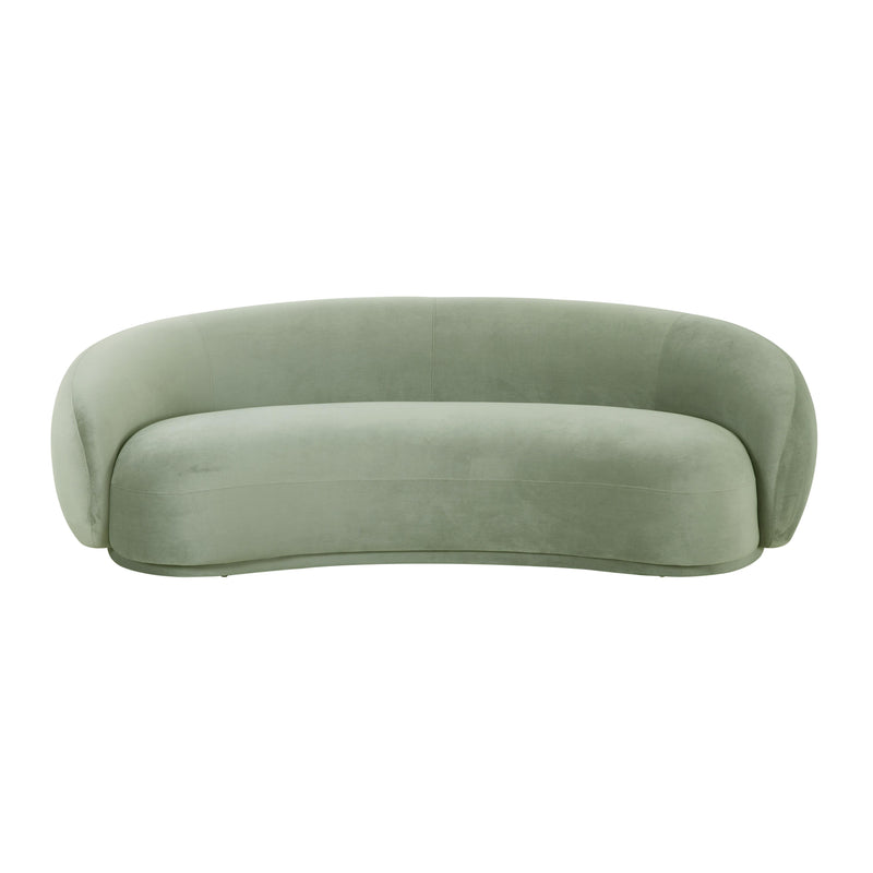 Kendall Moss Green Velvet Sofa