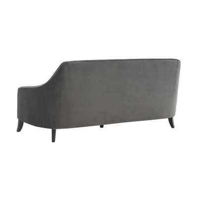 Neveah Grey Velvet Sofa