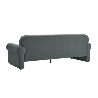 Keelee Grey 84 Inch Velvet Sofa