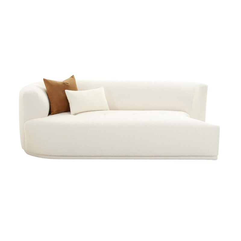 Fickle Cream Boucle Modular LAF Loveseat