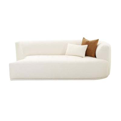 Fickle Cream Boucle Modular RAF Loveseat