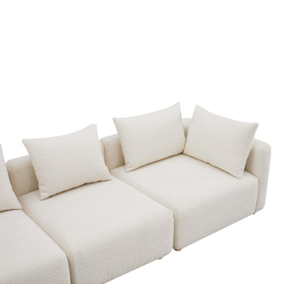 Hangover Cream Boucle Sofa