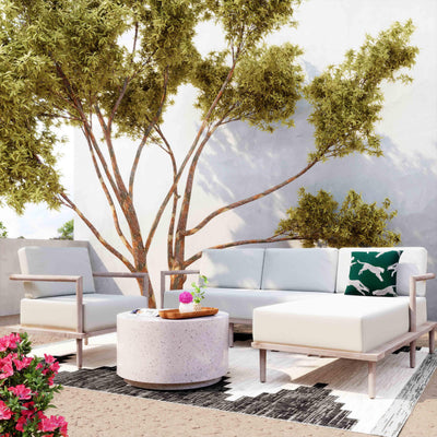 Emerson Cream Outdoor Sectional - LAF