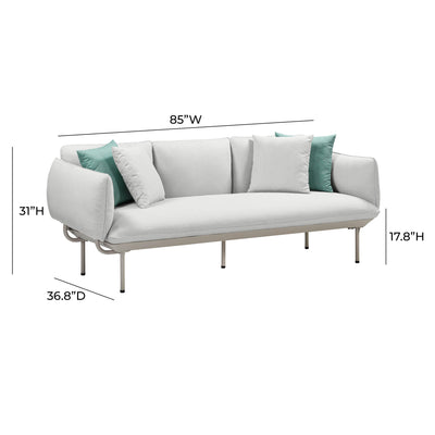 Katti Light Grey Outdoor Sofa