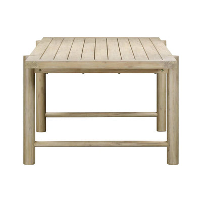 Gata Light Teak Outdoor Rectangular Dining Table Set