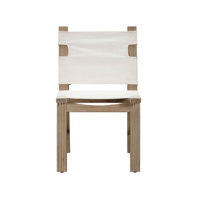 Cassie Cream Outdoor Dining Chair