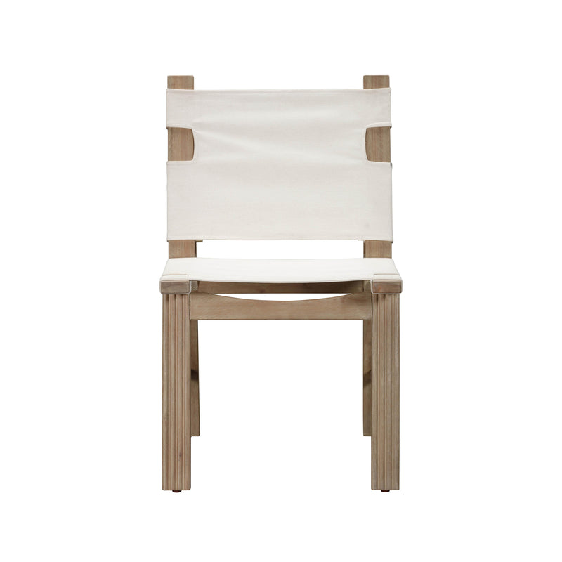 Cassie Cream Outdoor Dining Chair