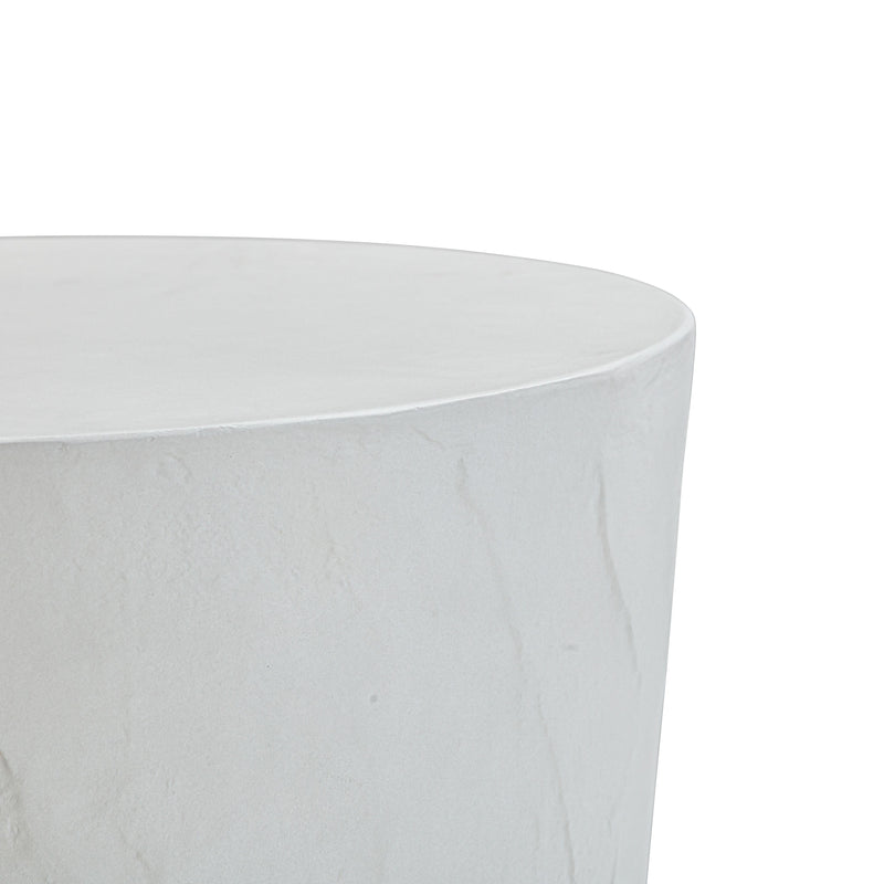 Margot Light Grey Faux Plaster Indoor / Outdoor Concrete Stool