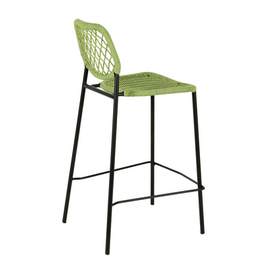 Lucy Green Dyed Cord Outdoor Counter Stool