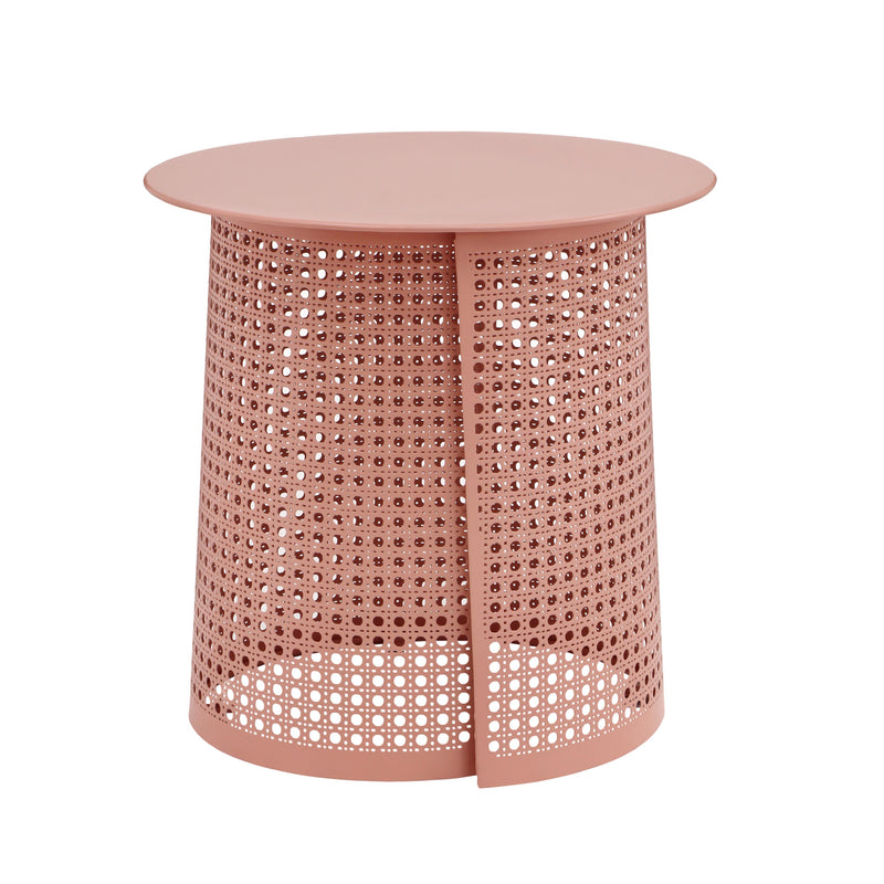 Pesky Coral Pink Side Table