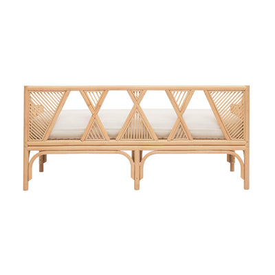 Jayla Natural Rattan Bench