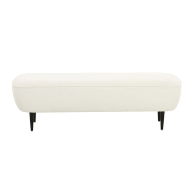 Denise Cream Boucle Bench