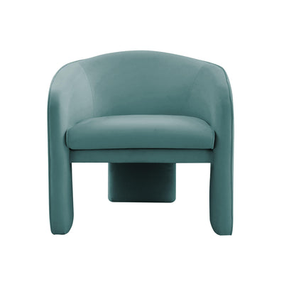 Marla Sea Blue Velvet Accent Chair