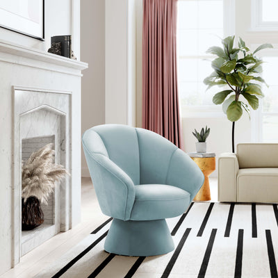 Allora Light Blue Accent Chair