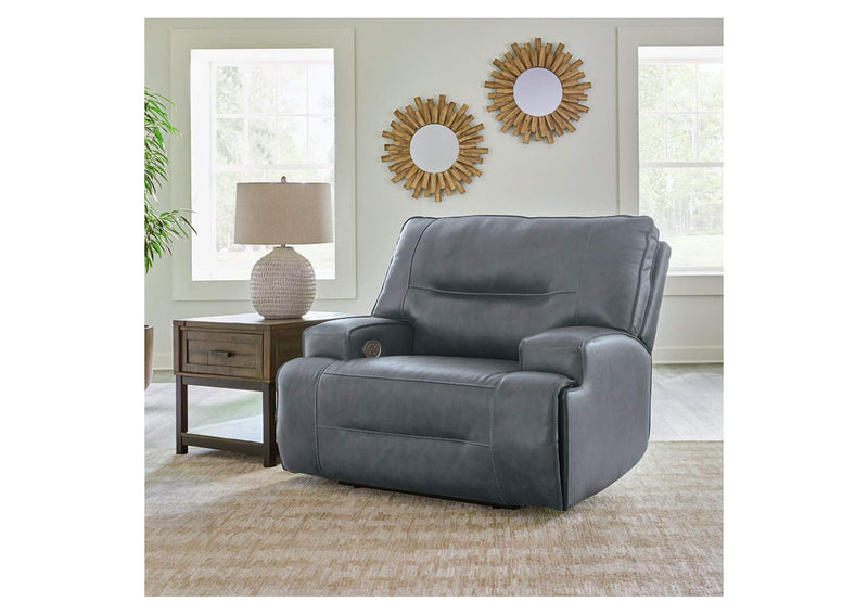 Francesca Power Reclining Loveseat with Console