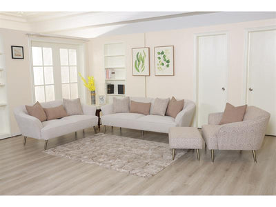 Wood Frame Upholstered Sand sofa KD