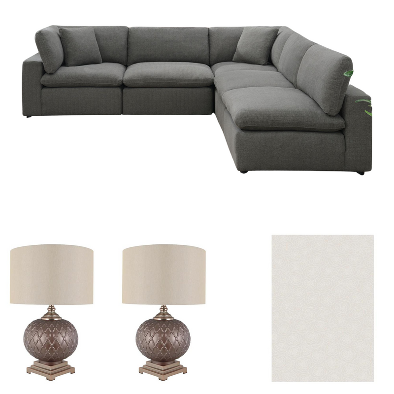 Cloud 9 Charcoa Sectional